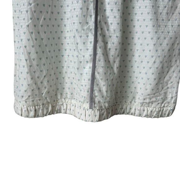 Eve Gravel Jude Silk Blend Heart Pattern Spaghetti Strap Mini Dress Tunic Size L - Picture 6 of 11